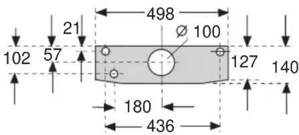 SIEMENS LU10022 - Montaje de la campana directamente sobre la pared - 1