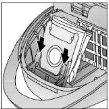 SIEMENS VS07G1840 - Changing the dust bag en - 1