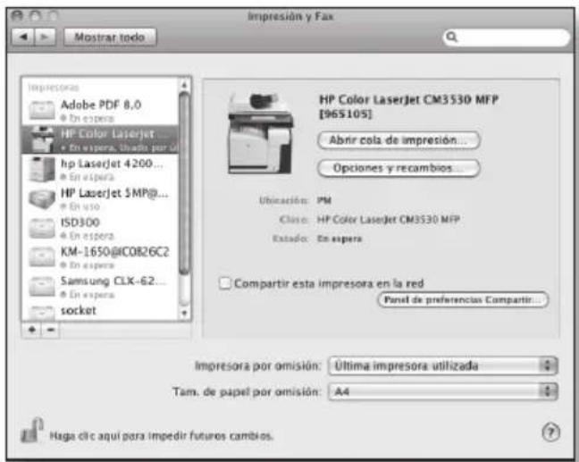 SEH PS113 - Información acerca de la disposición rápida de funciones - Impresión en Mac OS X - - 4