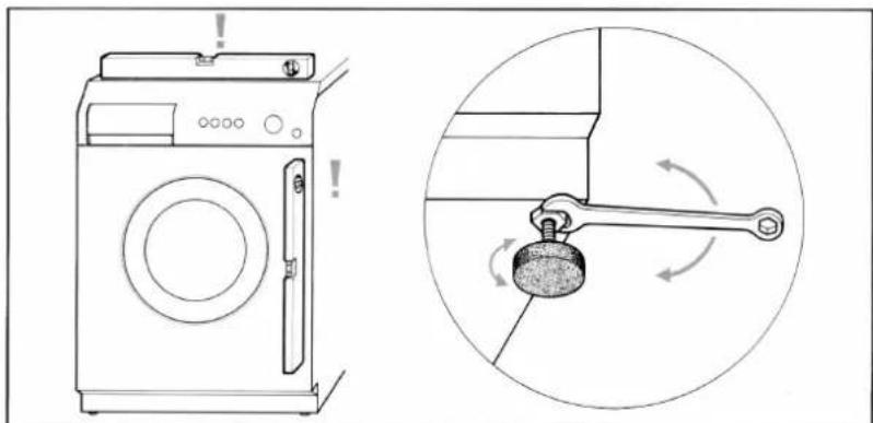 SMEG LSTA146S - POSITIONNEMENT ET MISE DE NIVEAU - 1