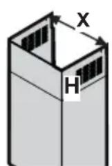 SMEG KSEV910X1 - Assembling the chimney flue support/bracket (3 parts): - 3