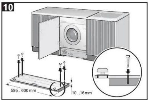 SMEG WDI16BA1 - ASSEMBLY INSTRUCTIONS FOR BUILT-IN WASHING MACHINES - 20