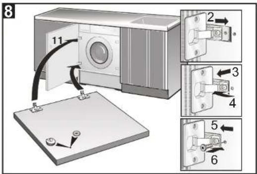 SMEG WDI16BA1 - ASSEMBLY INSTRUCTIONS FOR BUILT-IN WASHING MACHINES - 16