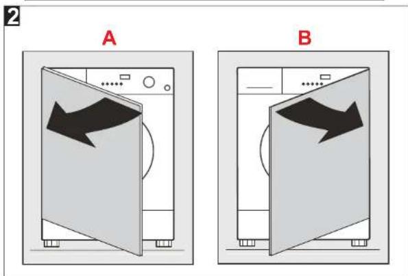 SMEG WDI16BA1 - ASSEMBLY INSTRUCTIONS FOR BUILT-IN WASHING MACHINES - 2