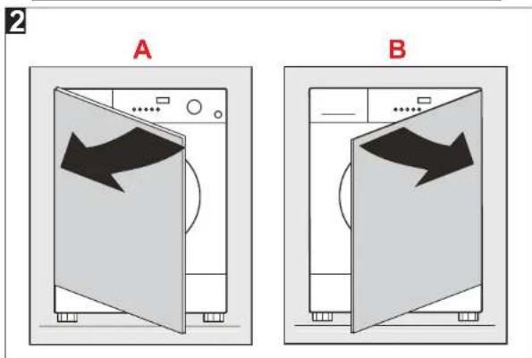 SMEG WMI16AAA1 - ASSEMBLY INSTRUCTIONS FOR BUILT-IN WASHING MACHINES - 2