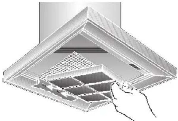 SIEMENS LC57970 - Inserting the filter: - 1