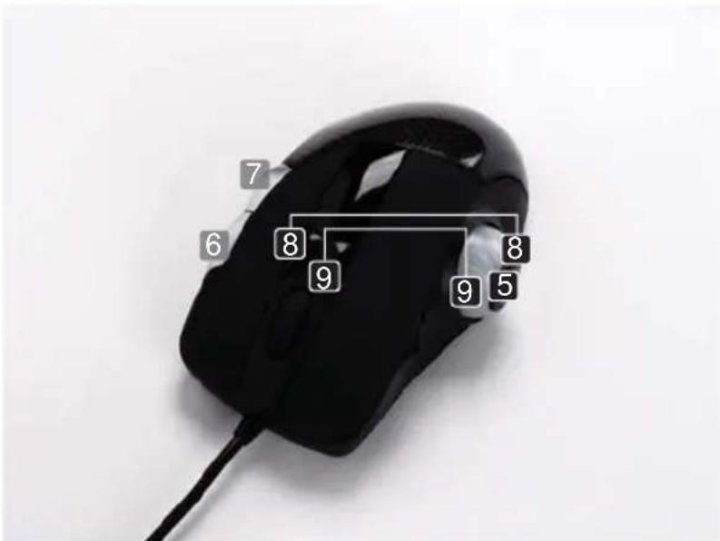 SILVERSTONE RVM01 - SilverStone recommends the following ways to use the RAVEN Gaming Mouse - 8