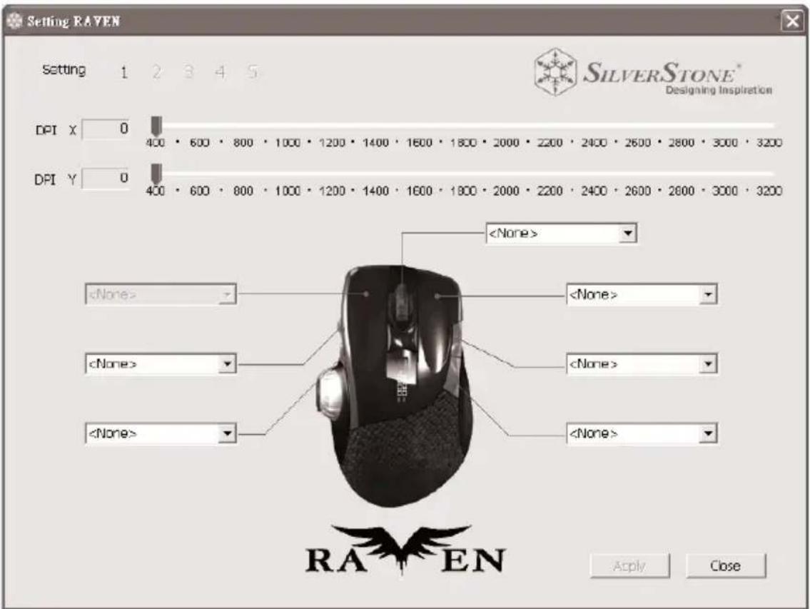 SILVERSTONE RVM01 - IV.滑鼠軟體規格 - 1