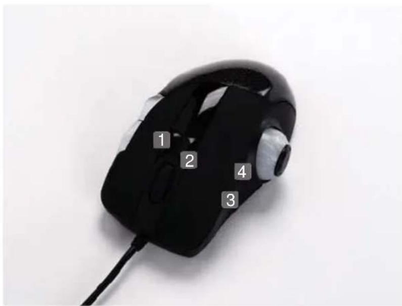 SILVERSTONE RVM01 - SilverStone建议以下列方式使用RAVEN游戏鼠标 - 3