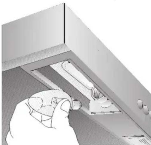 SIEMENS LC46950 - Replacing the light bulbs - 2