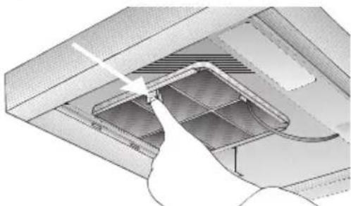 SIEMENS LC46950 - Ta ut gammalt kolfilter: - 1