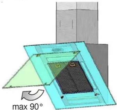 SIEMENS LC85K950 - Desmontar y montar los filtros antigrasa metálicos: - 1