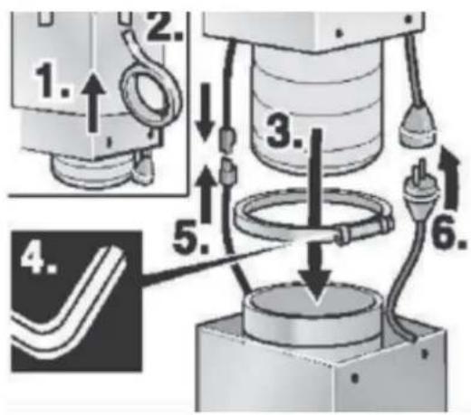 SIEMENS LC85K950 - Bohrschablone - 3