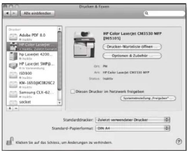 SEH PS01a - Information zur schllen Funktionsbereitschaft - Drucken unter Mac OS X - - 4