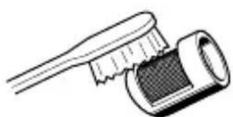 SENNHEISER HSP 4 - Nettoyer la grille de protection - 1