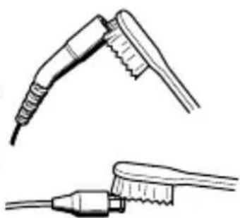 SENNHEISER HSP 4 - Cleaning the contacts of the connection cable - 2