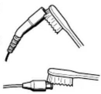 SENNHEISER HSP 4 - Contacten op de aansluitkabel reinigen - 2