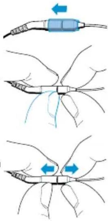 SENNHEISER HSP 4 - Contacten op de aansluitkabel reinigen - 1