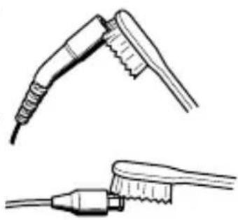 SENNHEISER HSP 4 - Pulizia dei contatti del cavo di collegamento - 2