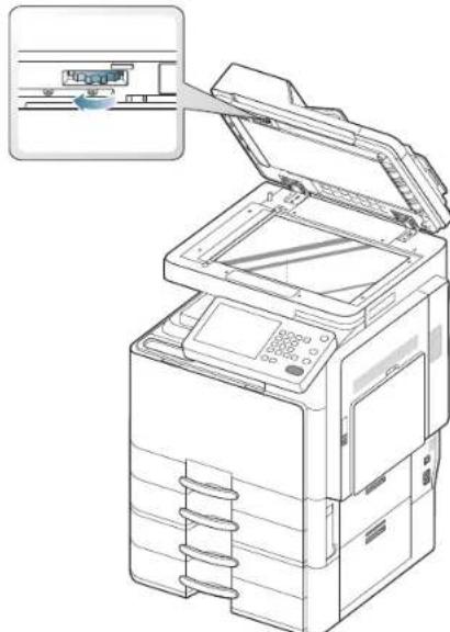 SAMSUNG SCX8030ND - Bourrage du papier d'origine dans la zone de sortie du scanner - 6