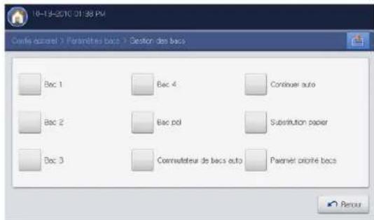 SAMSUNG SCX8030ND - Paramétrage du message de confirmation de bac - 1