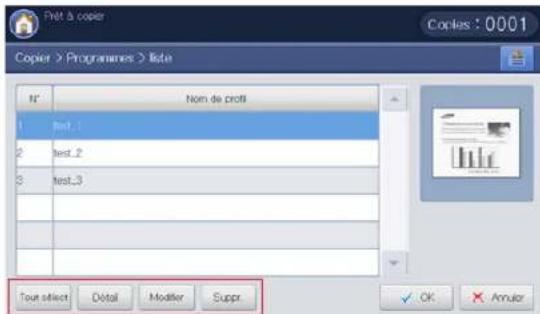 SAMSUNG SCX8030ND - Gestion des Programmes - 1