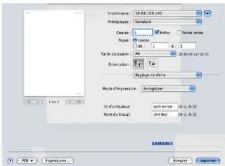 SAMSUNG SCX8030ND - Réglage de tâche - 3