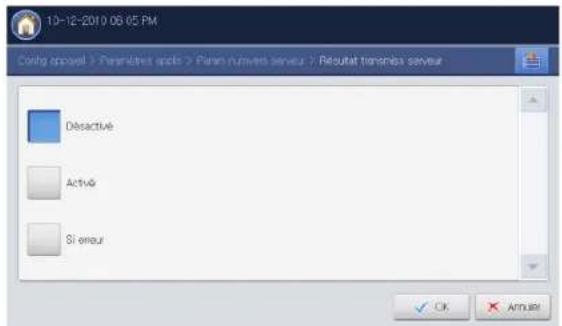 SAMSUNG SCX8030ND - Impression d'un rapport de confirmation de transmission - 3