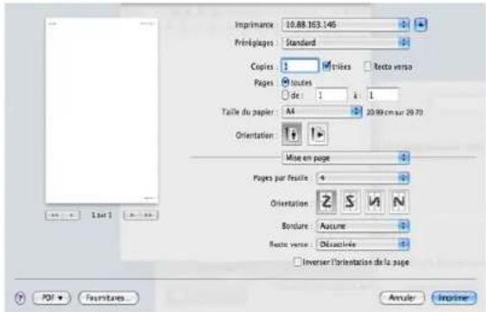 SAMSUNG SCX8030ND - Impression de plusieurs pages sur une seule feuille - 1