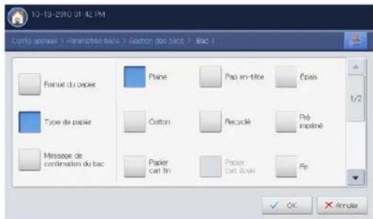 SAMSUNG SCX8030ND - Réglage du type de papier - 2