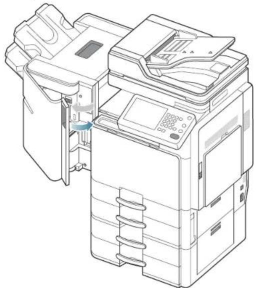 SAMSUNG SCX8030ND - Bourrage papier à l'entrée du finisseur - 4