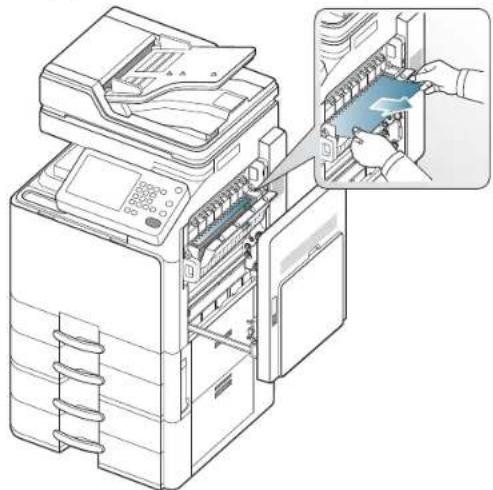 SAMSUNG SCX8030ND - Bourrage papier à l'intérieur de l'appareil (bourrage à la sortie de l'unité de fusion) - 4