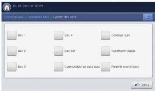 SAMSUNG SCX8030ND - Réglage de priorité de bac - 1