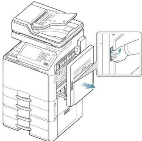 SAMSUNG SCX8030ND - Bourrage papier en bas du trajet recto/verso (bourrage de cadrage recto/verso) - 3