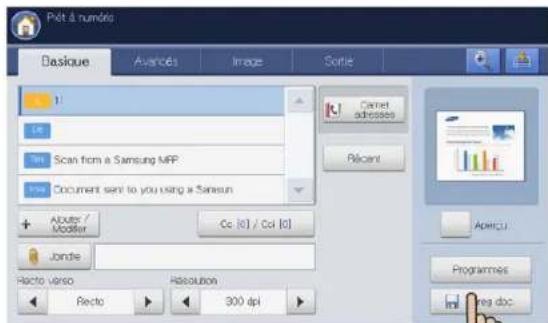 SAMSUNG SCX8030ND - Enregistrement de documents - 2