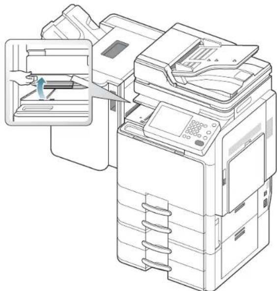 SAMSUNG SCX8030ND - Bourrage papier à l'entrée du finisseur - 2