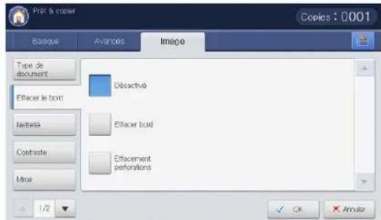 SAMSUNG SCX8030ND - Suppression des bords - 2