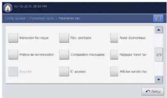 SAMSUNG SCX8030ND - Paramétrage du transfert de télécopie - 1
