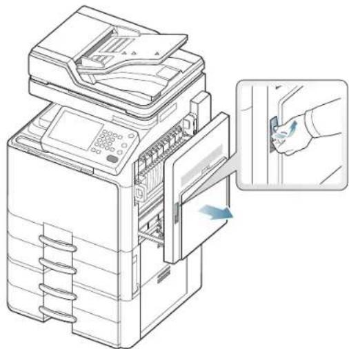 SAMSUNG SCX8030ND - Bourrage papier en haut du trajet recto/verso (bourrage de retour recto/verso) - 3