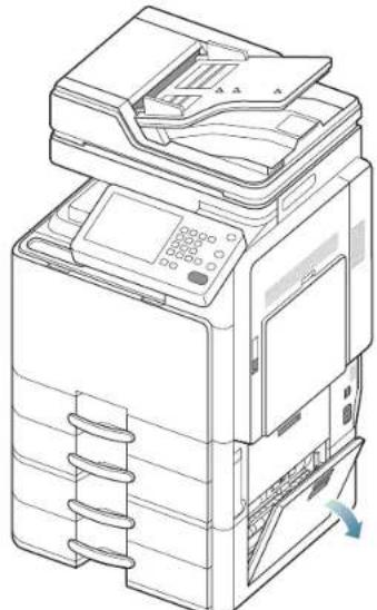 SAMSUNG SCX8030ND - Bourrage papier à l'intérieur de l'appareil (bourrage d'alimentation 3) - 2