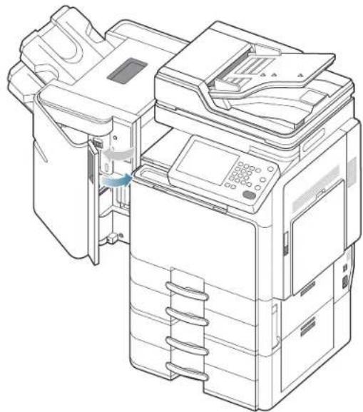 SAMSUNG SCX8030ND - Bourrage papier à la sortie du finisseur durant l'éjection vers le bac principal - 7