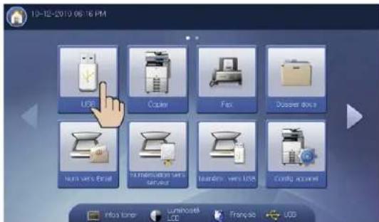 SAMSUNG SCX8030ND - Impression depuis un dispositif de mémoire USB - 2
