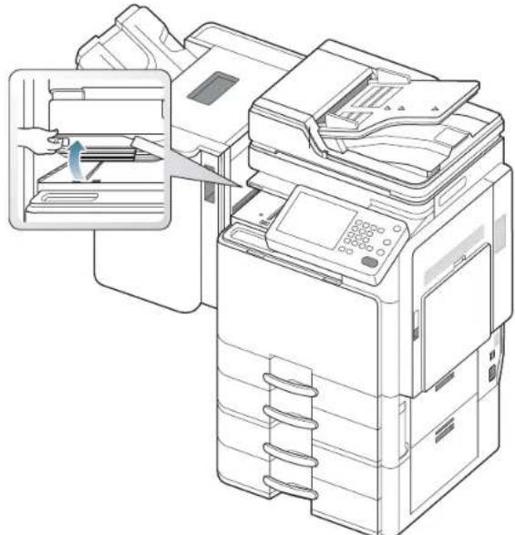 SAMSUNG SCX8030ND - Bourrage papier à l'intérieur du pont du finisseur - 2