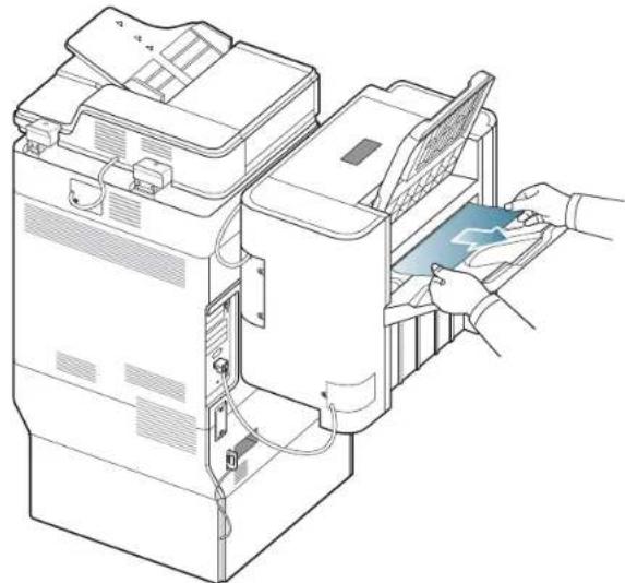 SAMSUNG SCX8030ND - Bourrage papier à la sortie du finisseur durant l'éjection vers le bac principal - 5
