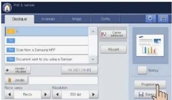 SAMSUNG SCX8030ND - Enregistrement de Programmes - 1