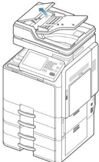 SAMSUNG SCX8030ND - Bourrage du papier d'origine dans le scanner - 2