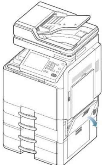 SAMSUNG SCX8030ND - Bourrage papier à l'intérieur de l'appareil (bourrage d'alimentation 2) - 2