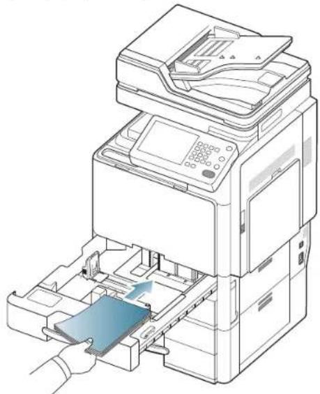 SAMSUNG SCX8030ND - Chargement de papier dans le bac - 7