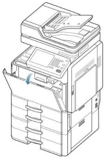 SAMSUNG SCX8030ND - Nettoyage du bâtonnet pour la poussière de papier et du chargeur de l'unité d'imagerie - 1