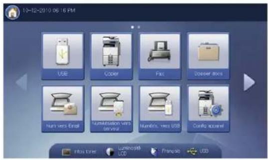 SAMSUNG SCX8030ND - Présentation de l'écran Fax - 2